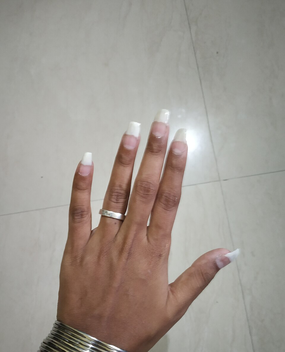 Beautiful nail art design at S.Sense Salon and Spa