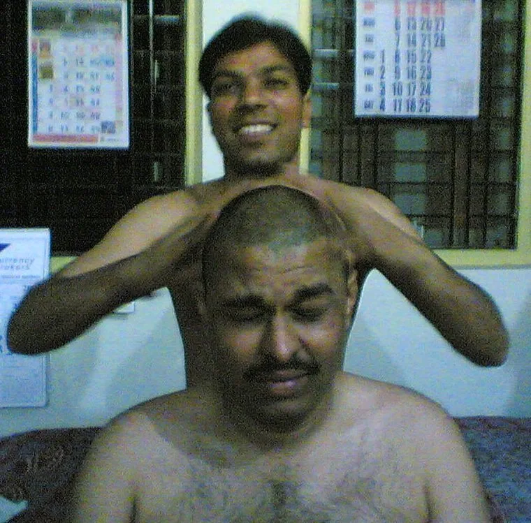 Indian head massage at S.Sense Salon and Spa