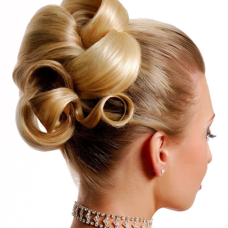 Bridal makeup and hairstyling