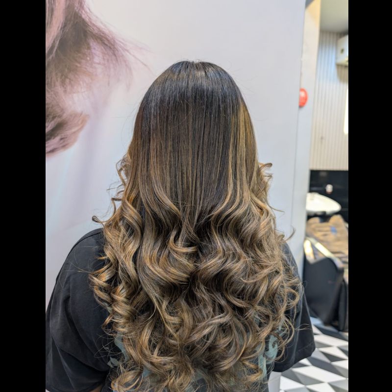 Side braid hairstyle occasion look