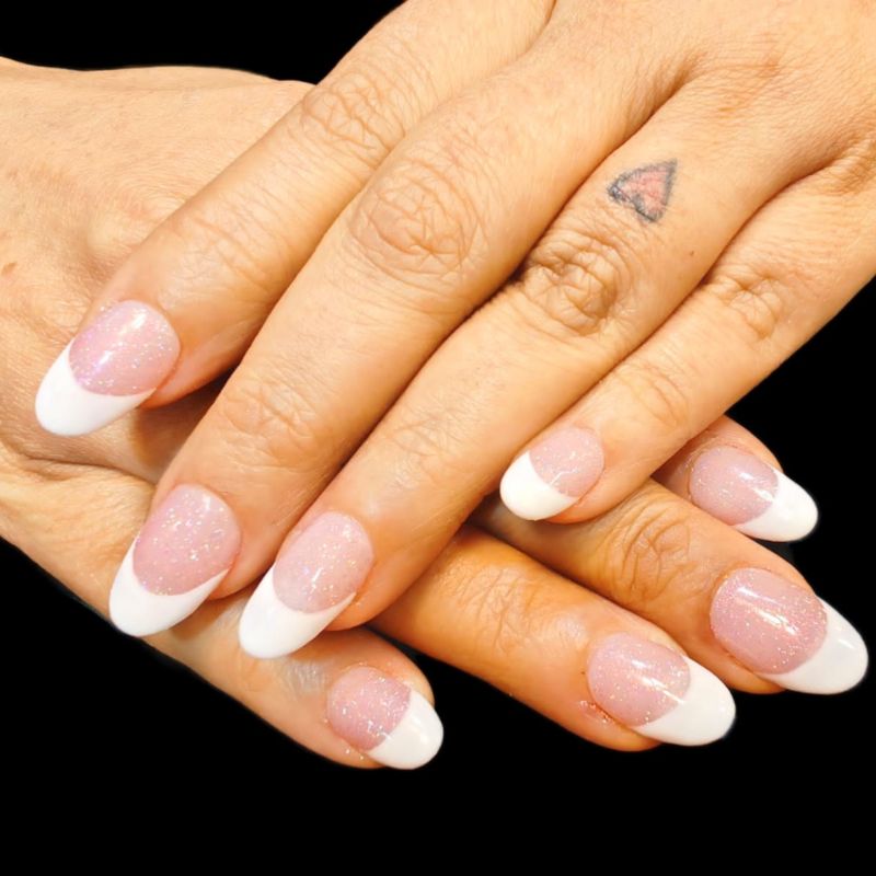 Rhinestone crystal nail embellishment work