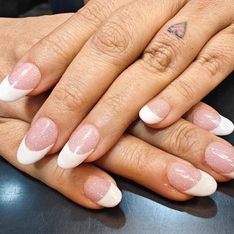 Coffin shaped nail extension portfolio