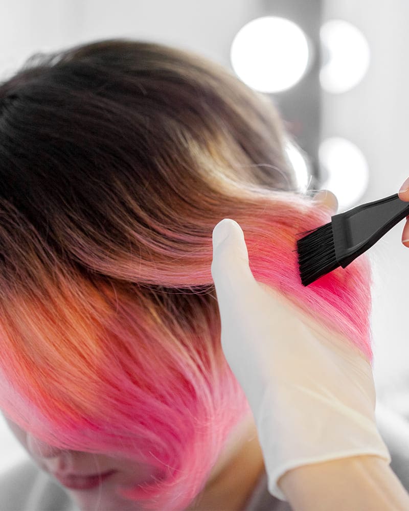 Hair coloring balayage highlights pricing menu