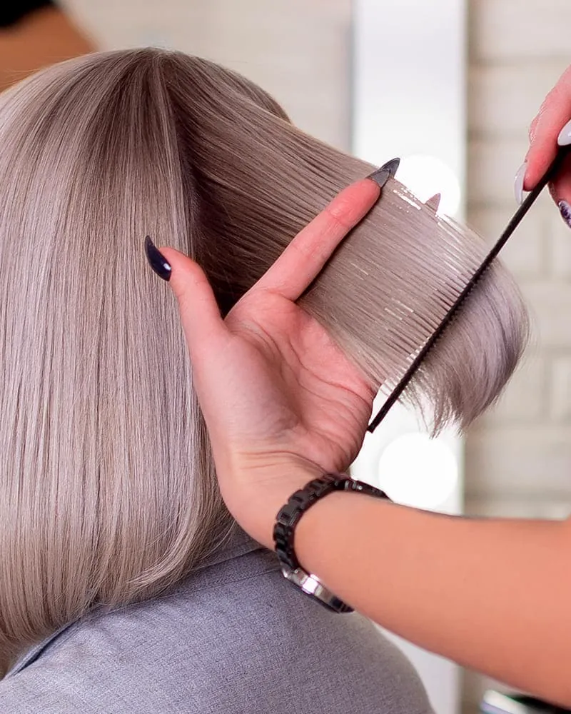 Women men haircut styling services pricing