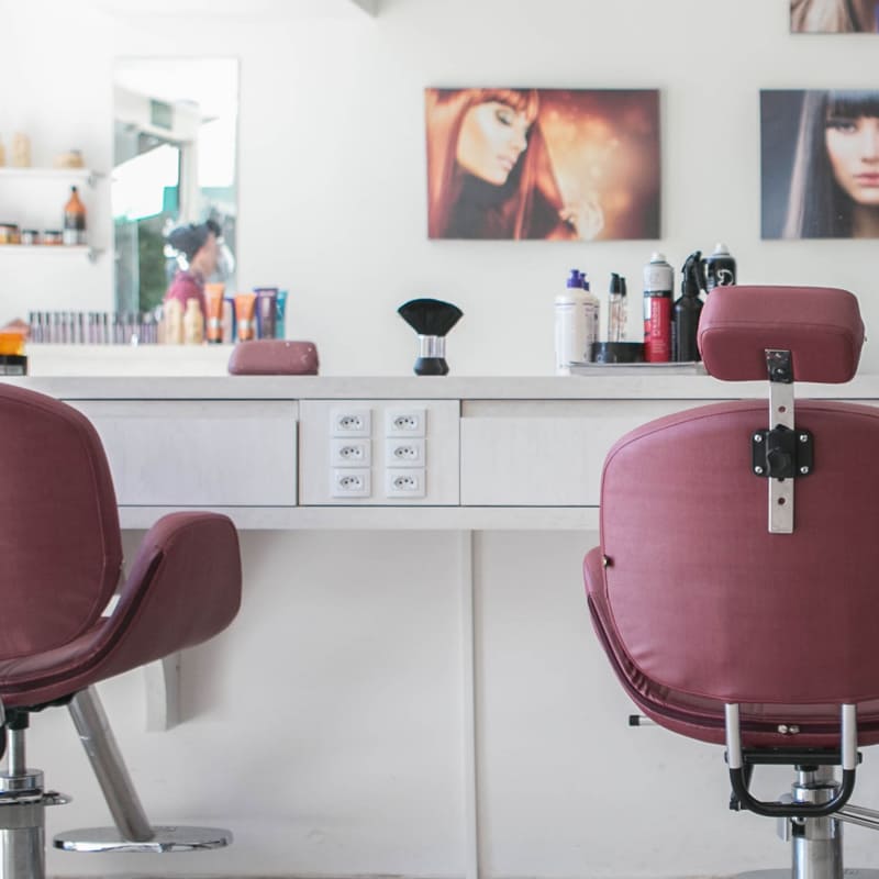 Luxury salon interior at S.Sense Kandivali