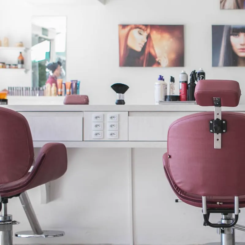 Luxury salon interior at S.Sense Kandivali